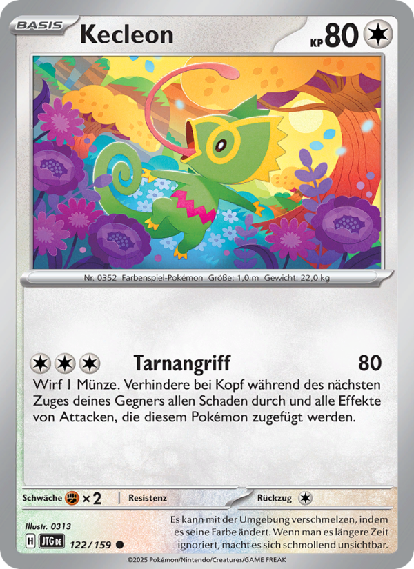 Kecleon 122 — Journey Together (German Pokémon TCG card)