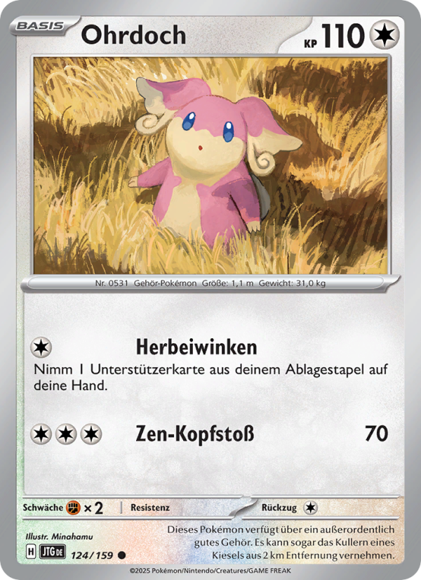 Ohrdoch 124 — Journey Together (German Pokémon TCG card)