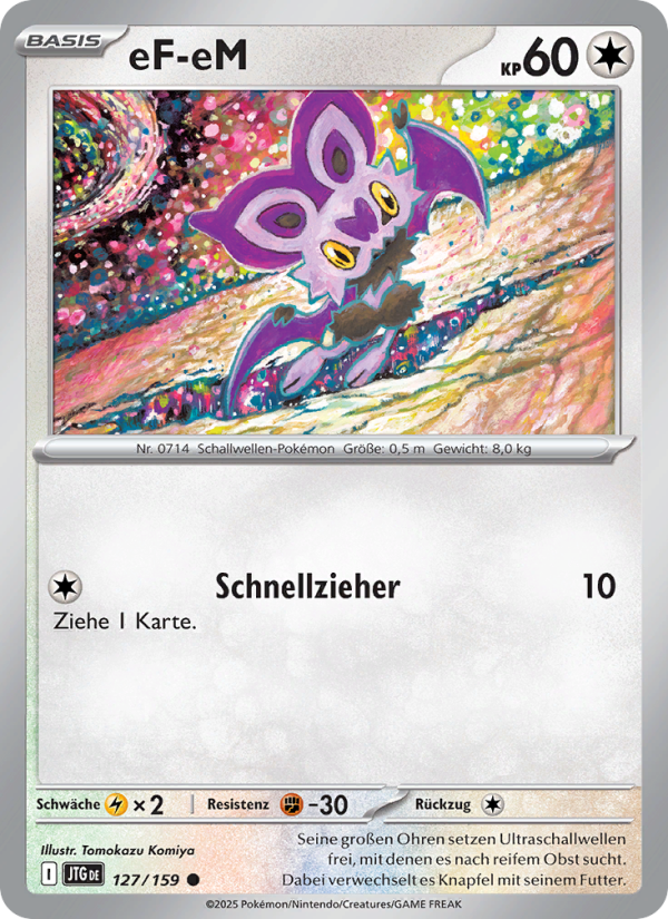 eF-eM 127 — Journey Together (German Pokémon TCG card)