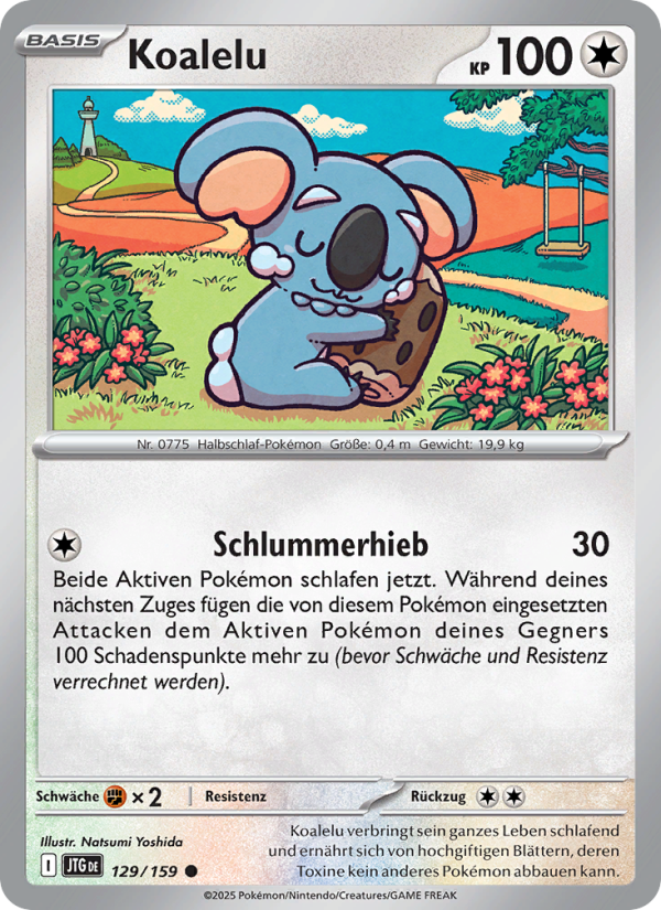Koalelu 129 — Journey Together (German Pokémon TCG card)
