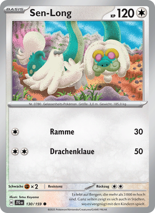 Sen-Long 130 — Journey Together (German Pokémon TCG card)