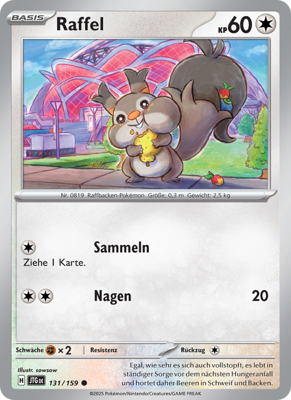 Raffel 131 — Journey Together (German Pokémon TCG card)