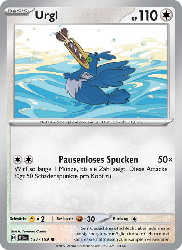 Urgl 137 — Journey Together (German Pokémon TCG card)