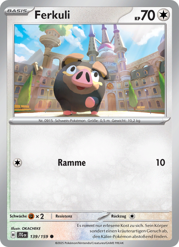 Ferkuli 139 — Journey Together (German Pokémon TCG card)