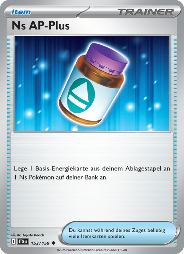Ns AP-Plus 153 — Journey Together (German Pokémon TCG card)