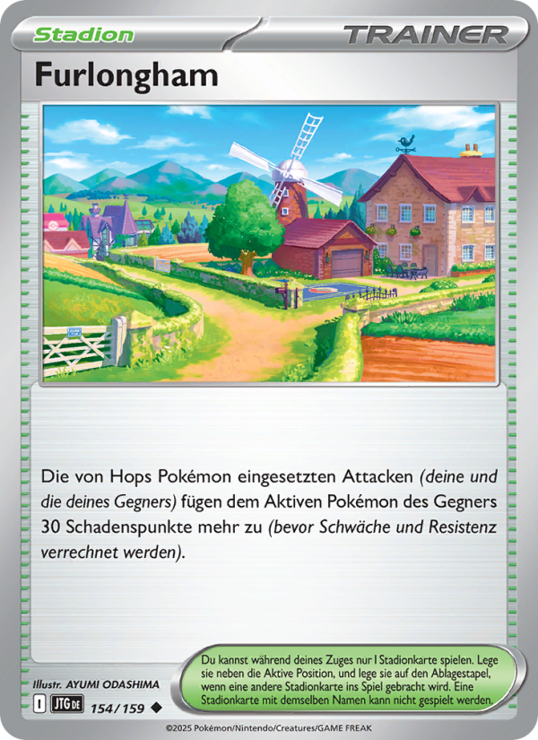 Furlongham 154 — Journey Together (German Pokémon TCG card)