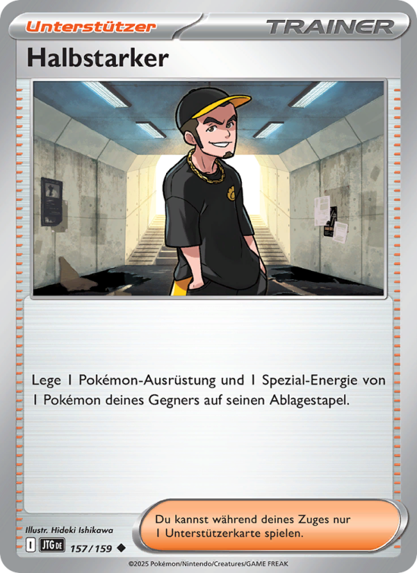 Halbstarker 157 — Journey Together (German Pokémon TCG card)