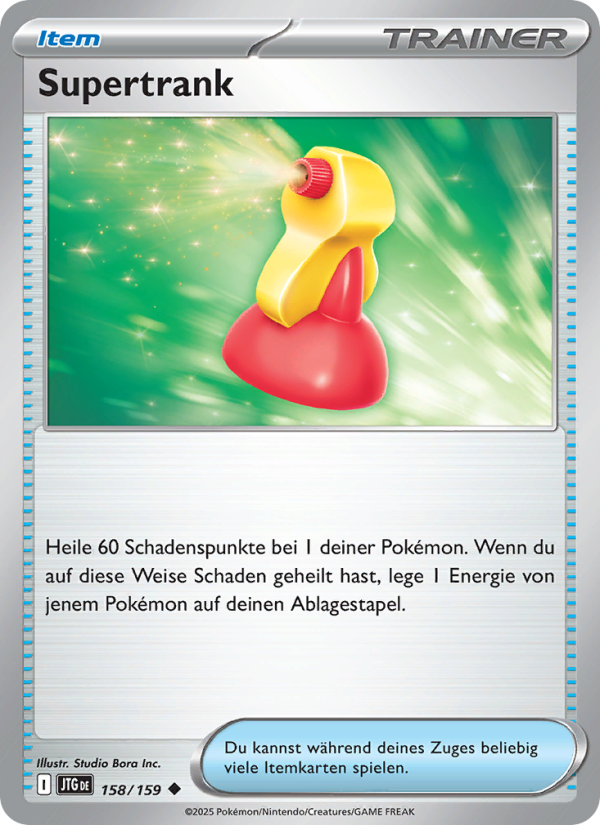 Supertrank 158 — Journey Together (German Pokémon TCG card)