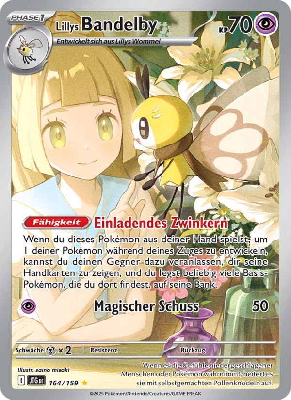 Lillys Bandelby 164 — Journey Together (German Pokémon TCG card)