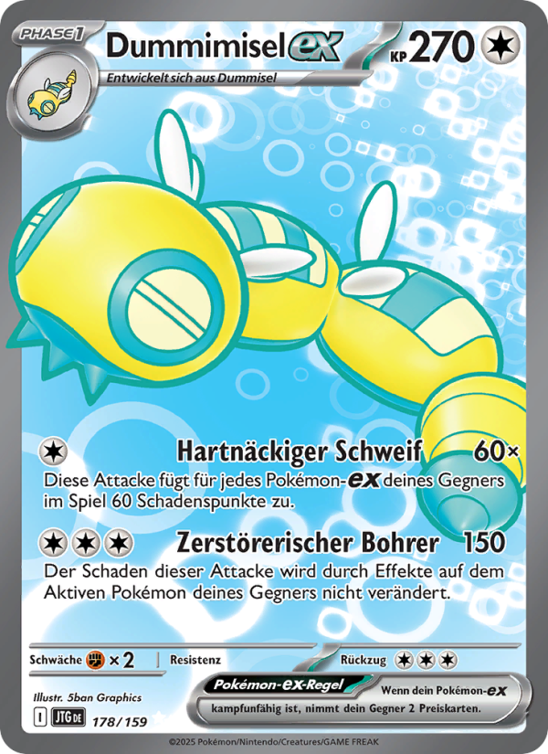 Dummimisel-ex 178 — Journey Together (German Pokémon TCG card)