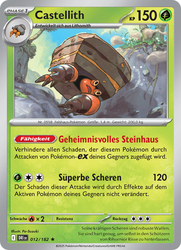 Castellith 012 — Destined Rivals (German Pokémon TCG card)