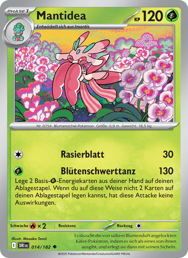 Mantidea 014 — Destined Rivals (German Pokémon TCG card)