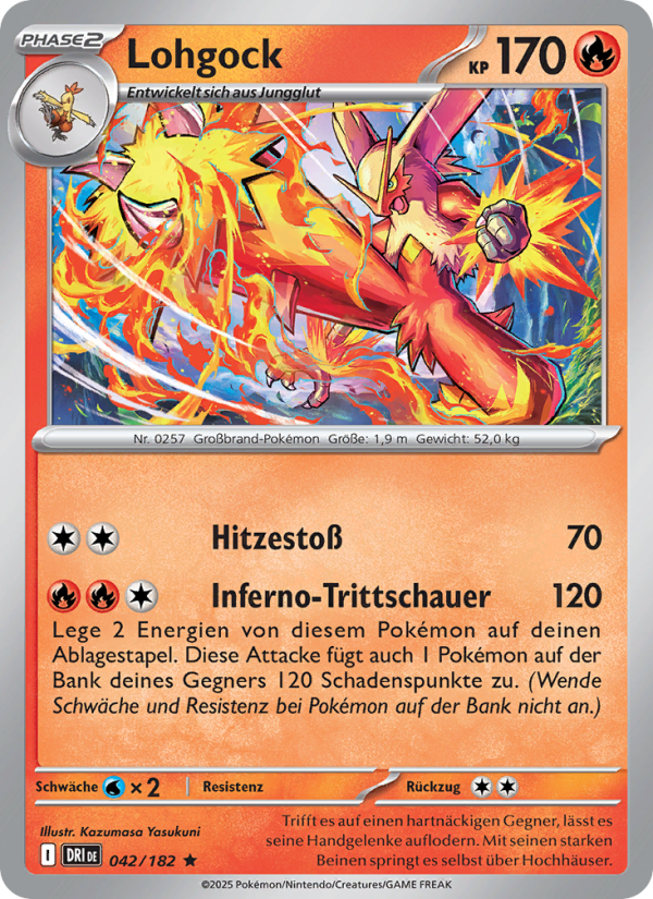 Lohgock 042 — Destined Rivals (German Pokémon TCG card)