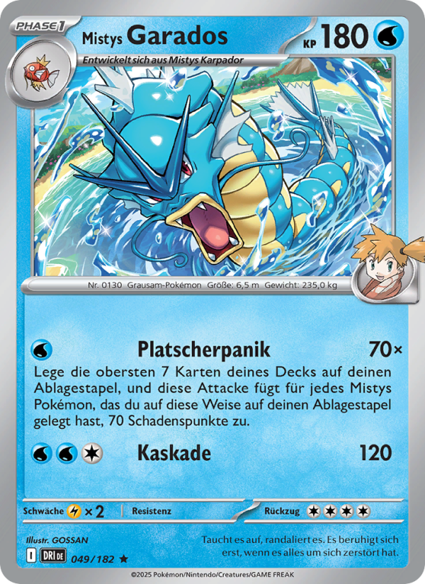Mistys Garados 049 — Destined Rivals (German Pokémon TCG card)