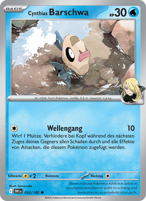 Cynthias Barschwa 052 — Destined Rivals (German Pokémon TCG card)
