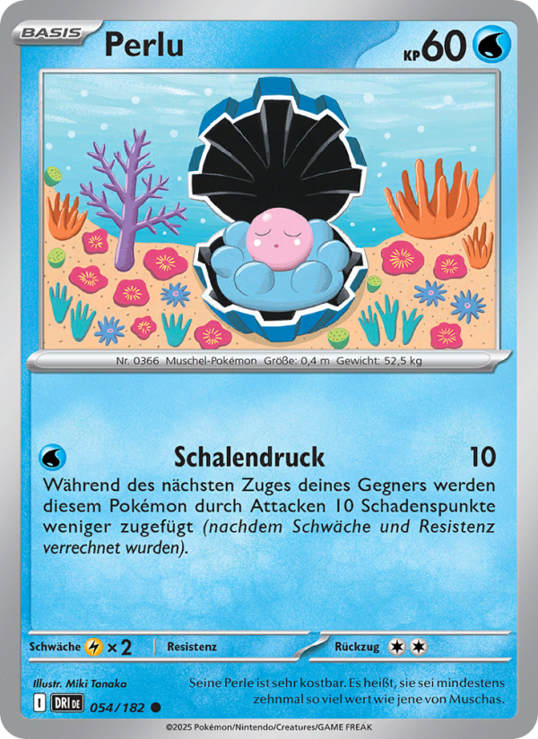 Perlu 054 — Destined Rivals (German Pokémon TCG card)