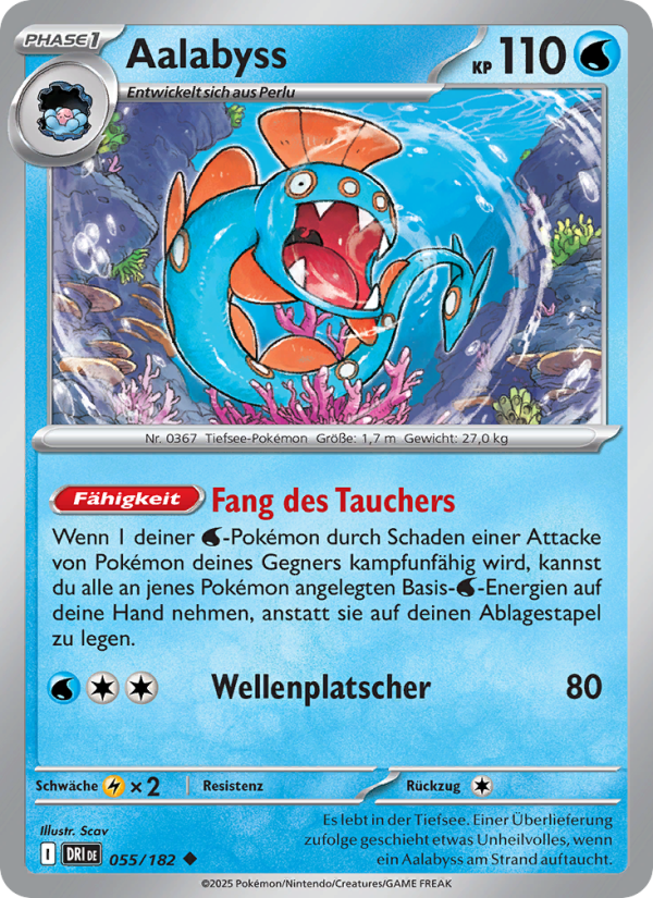 Aalabyss 055 — Destined Rivals (German Pokémon TCG card)