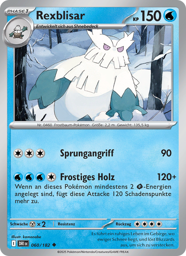 Rexblisar 060 — Destined Rivals (German Pokémon TCG card)