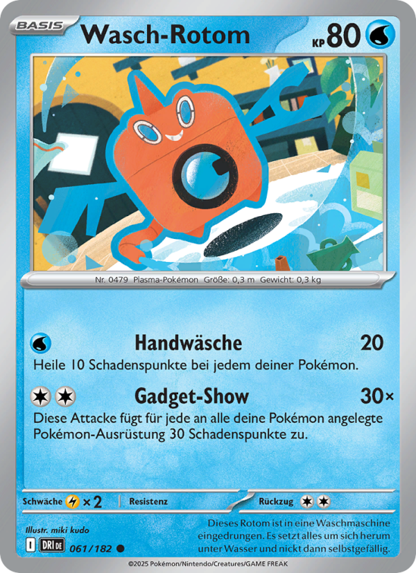 Wasch-Rotom 061 — Destined Rivals (German Pokémon TCG card)