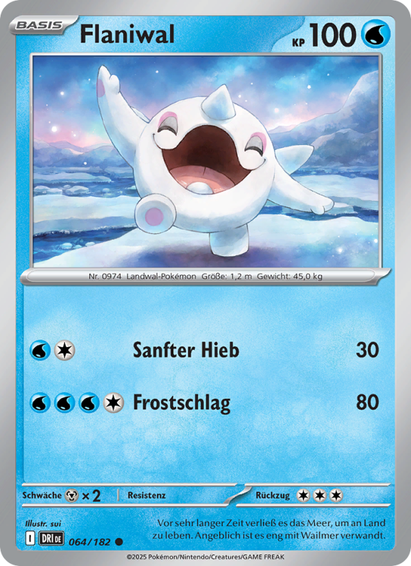 Flaniwal 064 — Destined Rivals (German Pokémon TCG card)