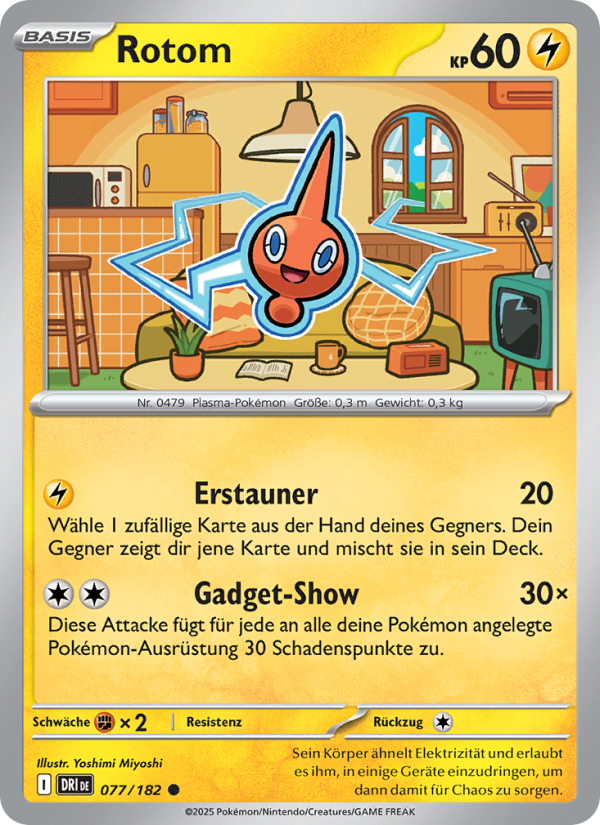 Rotom 077 — Destined Rivals (German Pokémon TCG card)