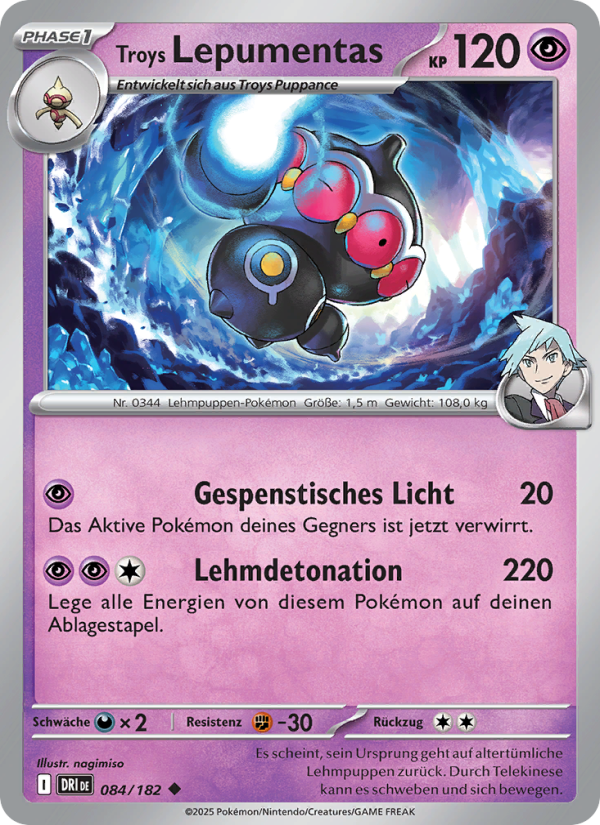 Troys Lepumentas 084 — Destined Rivals (German Pokémon TCG card)