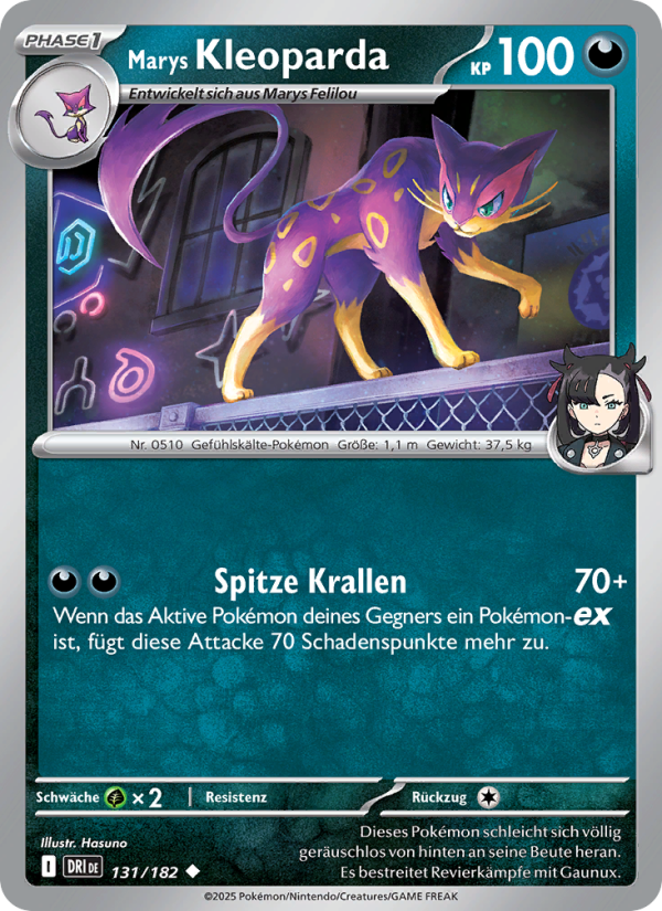Marys Kleoparda 131 — Destined Rivals (German Pokémon TCG card)