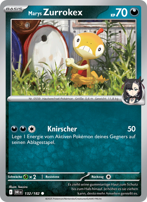 Marys Zurrokex 132 — Destined Rivals (German Pokémon TCG card)
