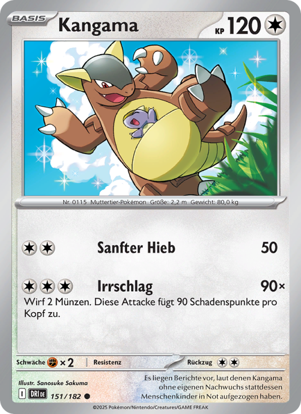 Kangama 151 — Destined Rivals (German Pokémon TCG card)