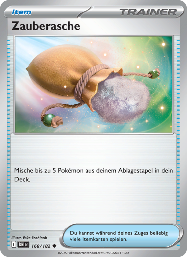 Zauberasche 168 — Destined Rivals (German Pokémon TCG card)