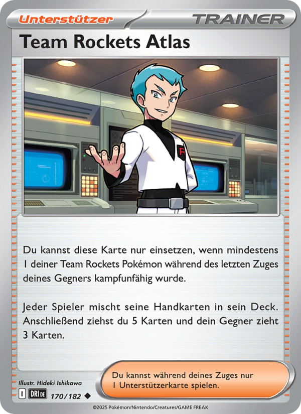 Team Rockets Atlas 170 — Destined Rivals (German Pokémon TCG card)
