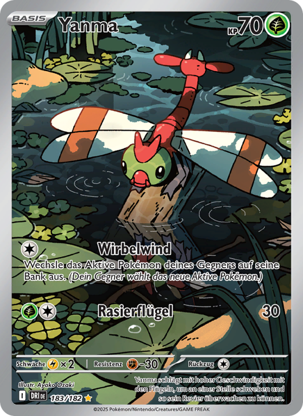 Yanma 183 — Destined Rivals (German Pokémon TCG card)