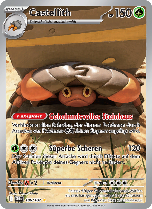 Castellith 186 — Destined Rivals (German Pokémon TCG card)
