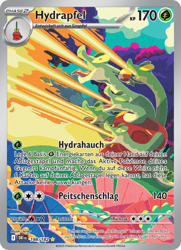 Hydrapfel 188 — Destined Rivals (German Pokémon TCG card)
