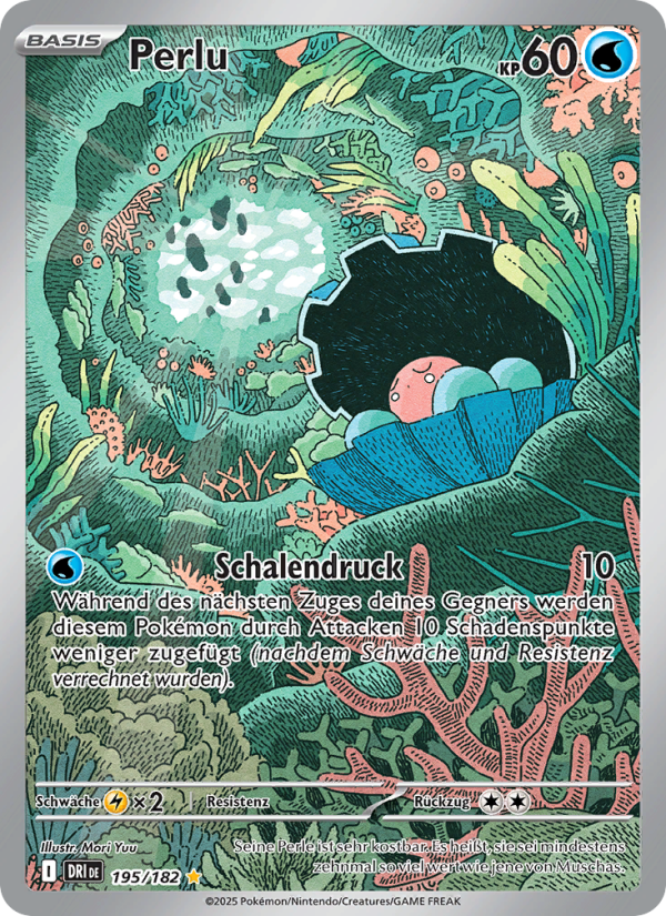 Perlu 195 — Destined Rivals (German Pokémon TCG card)
