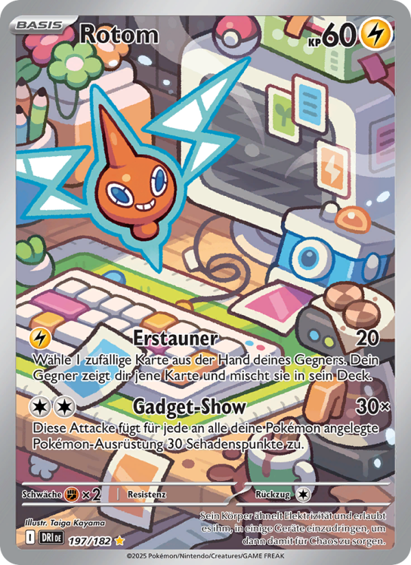 Rotom 197 — Destined Rivals (German Pokémon TCG card)
