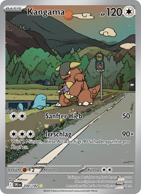 Kangama 204 — Destined Rivals (German Pokémon TCG card)