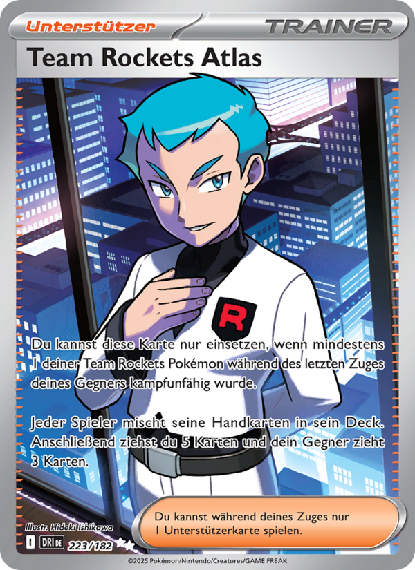 Team Rockets Atlas 223 — Destined Rivals (German Pokémon TCG card)