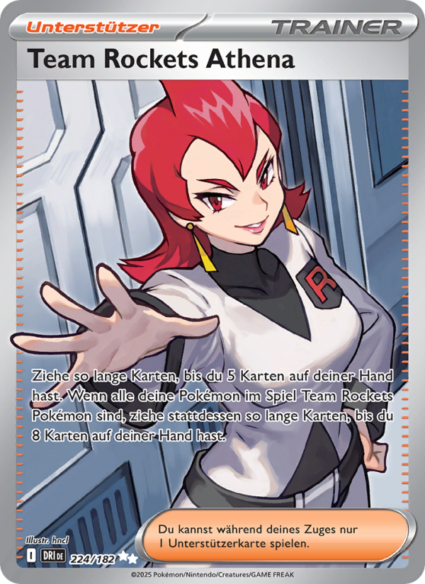 Team Rockets Athena 224 — Destined Rivals (German Pokémon TCG card)