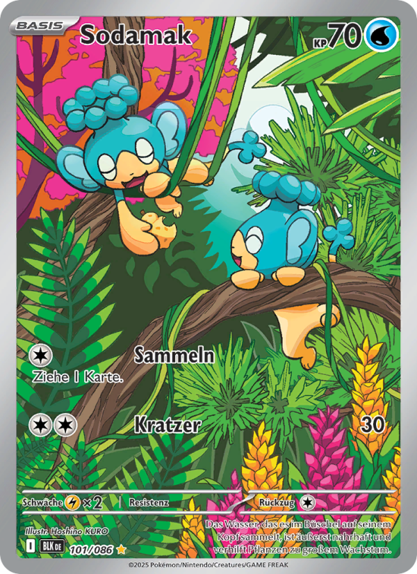 Sodamak 101 — Schwarze Blitze (German Pokémon TCG card)
