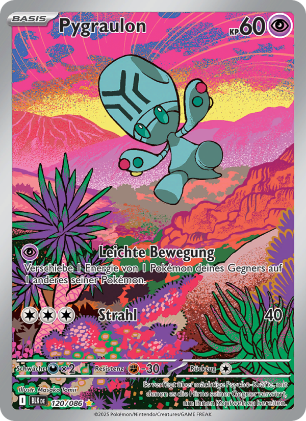 Pygraulon 120 — Schwarze Blitze (German Pokémon TCG card)