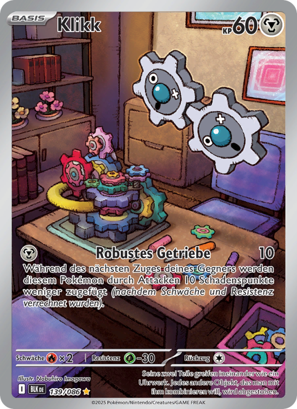 Klikk 139 — Schwarze Blitze (German Pokémon TCG card)