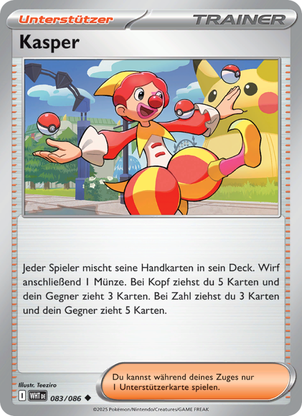 Kasper 083 — Weiße Flammen (German Pokémon TCG card)