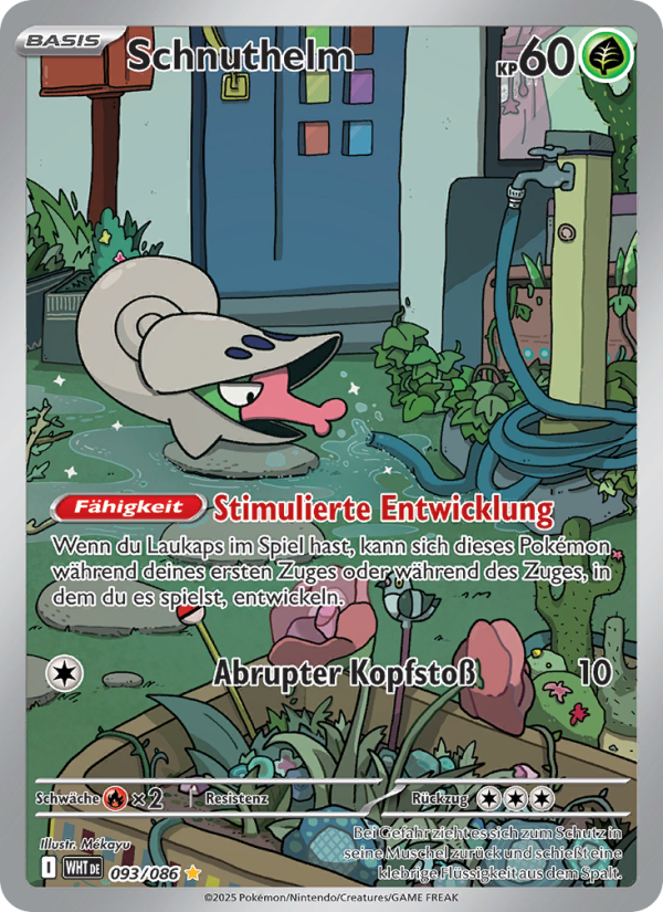 Schnuthelm 093 — Weiße Flammen (German Pokémon TCG card)