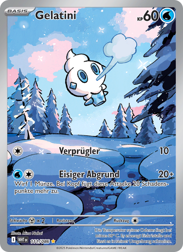 Gelatini 111 — Weiße Flammen (German Pokémon TCG card)