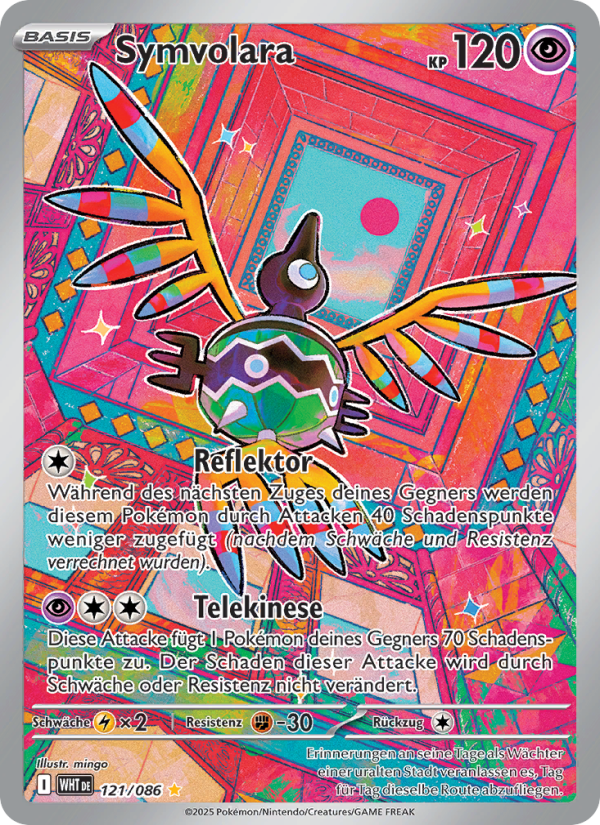 Symvolara 121 — Weiße Flammen (German Pokémon TCG card)