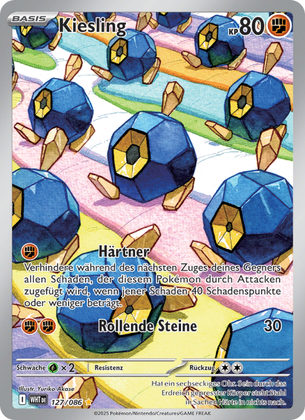 Kiesling 127 — Weiße Flammen (German Pokémon TCG card)