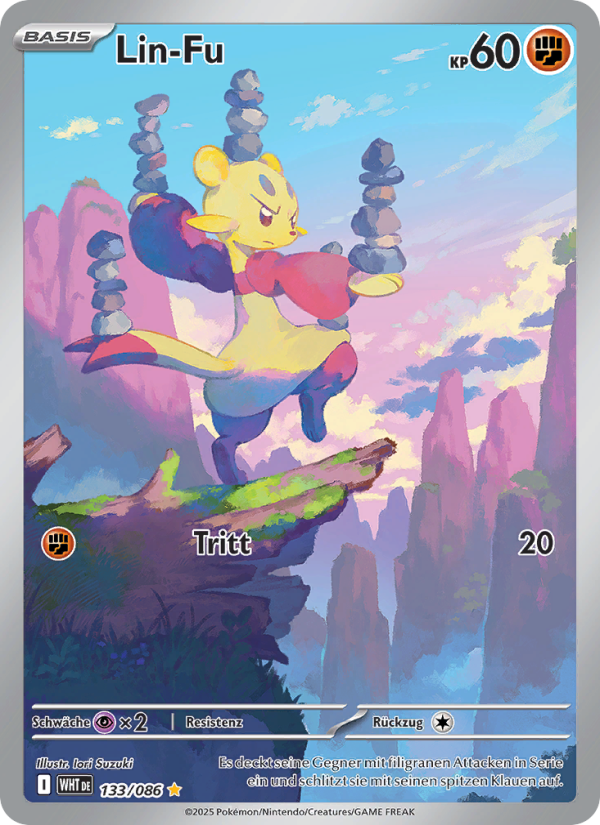Lin-Fu 133 — Weiße Flammen (German Pokémon TCG card)