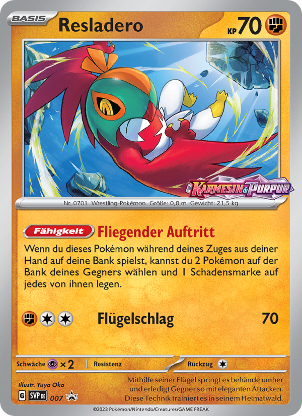 Resladero 007 — SVP Black Star Promos (German Pokémon TCG card)