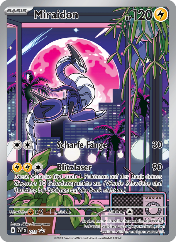Miraidon 013 — SVP Black Star Promos (German Pokémon TCG card)